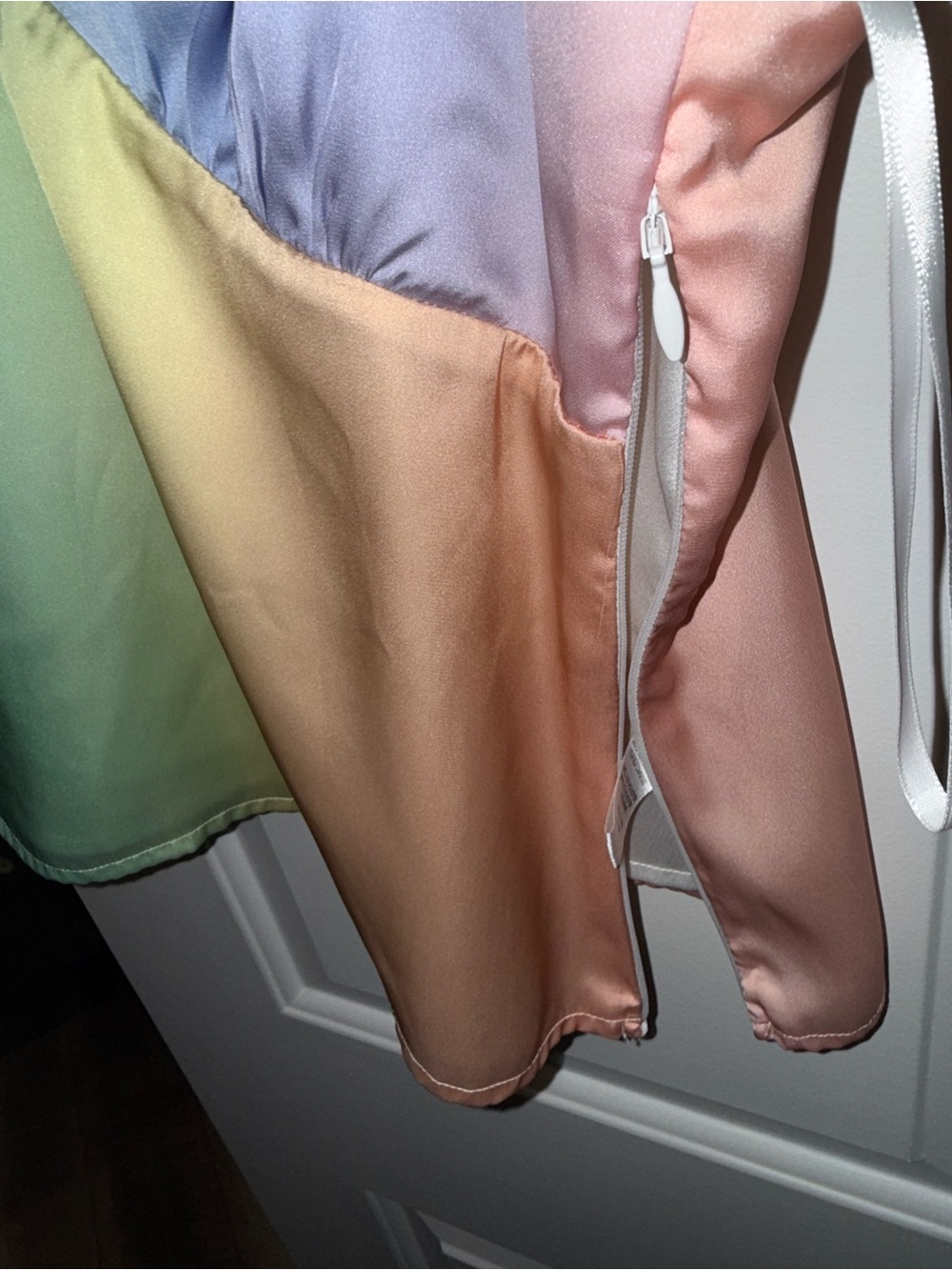 Song of Style Pastel Rainbow Satin Cami - Picture 2 of 4